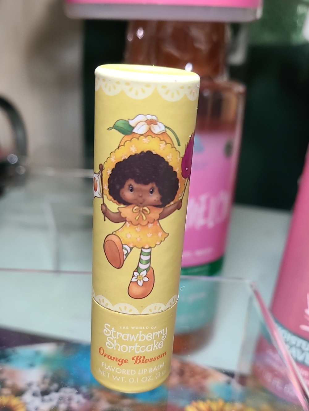 Strawberry Shortcake Orange Blossom Kids Lip Balm - Yellow